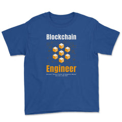 Blockchain Engineer Definition For Bitcoin & Crypto Fans product - Royal Blue