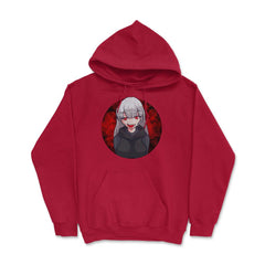 Anime Vampire Girl Halloween Design Gift design Hoodie - Red